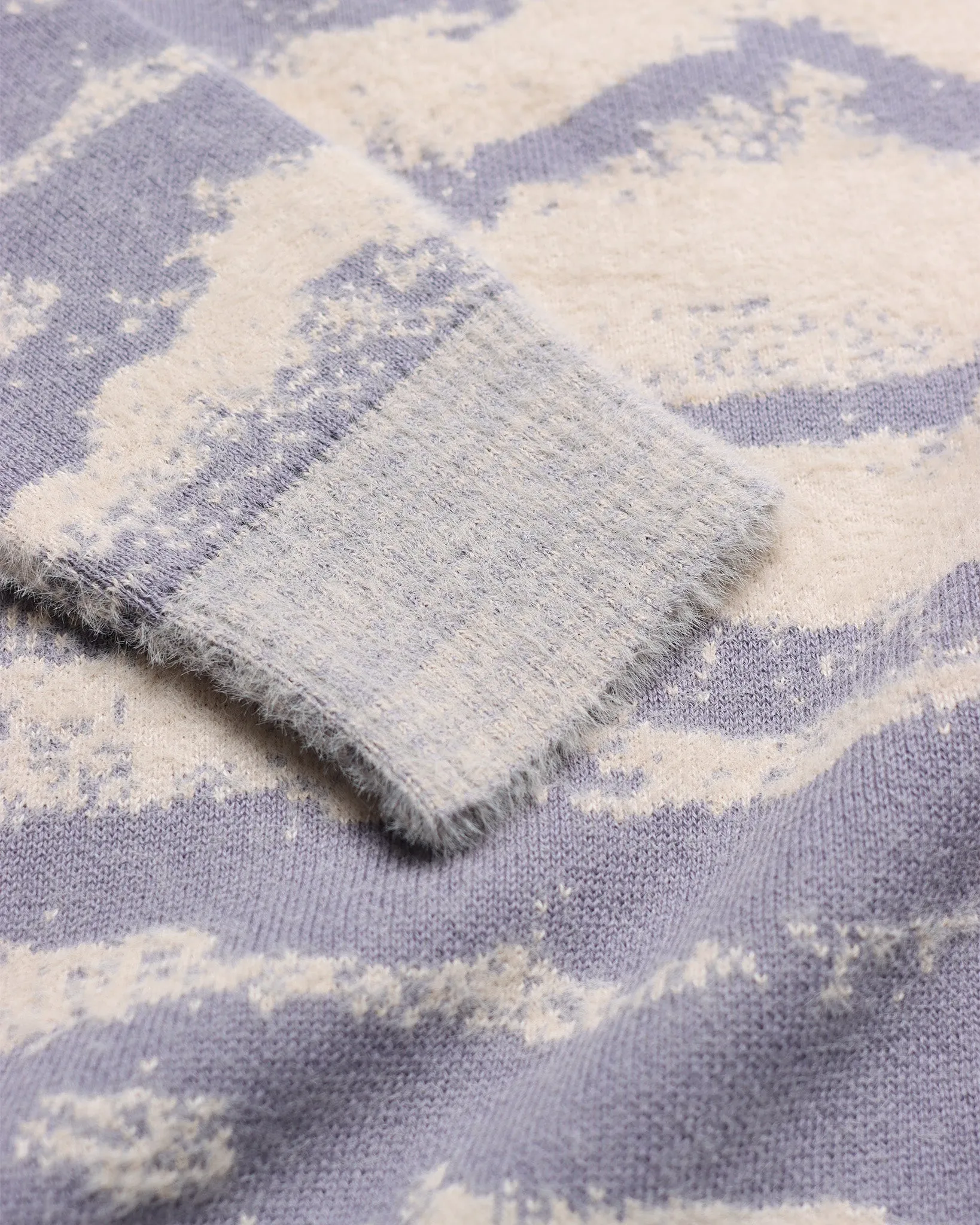 Ether Knit - Silver Blue Landscape Repeat