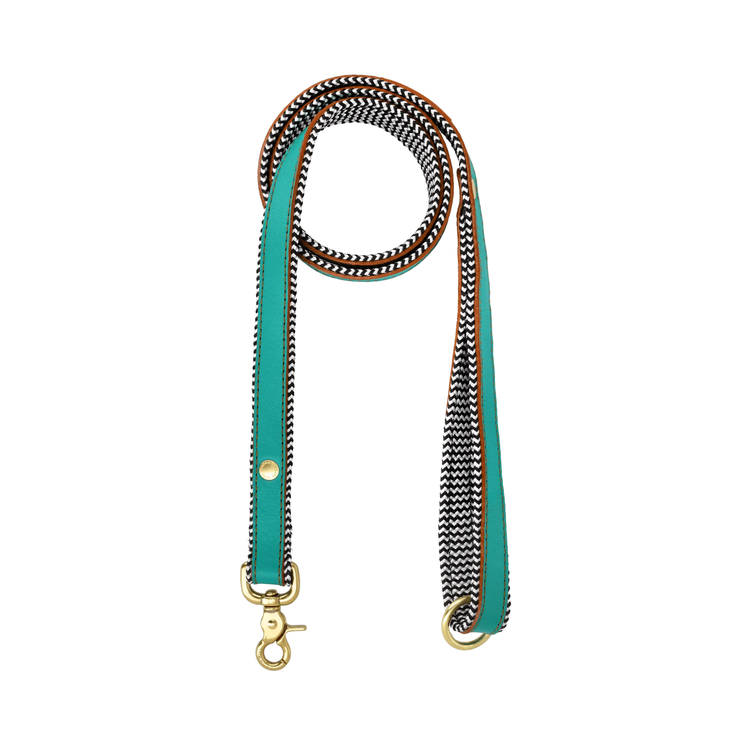 Everyday Leather Dog Leash | Green Shady