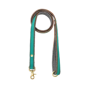 Everyday Leather Dog Leash | Green Shady