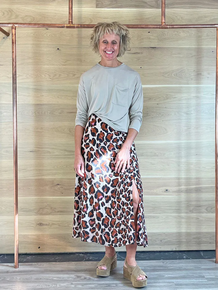 Fabienne Chapot Lila Skirt Leopard Queen