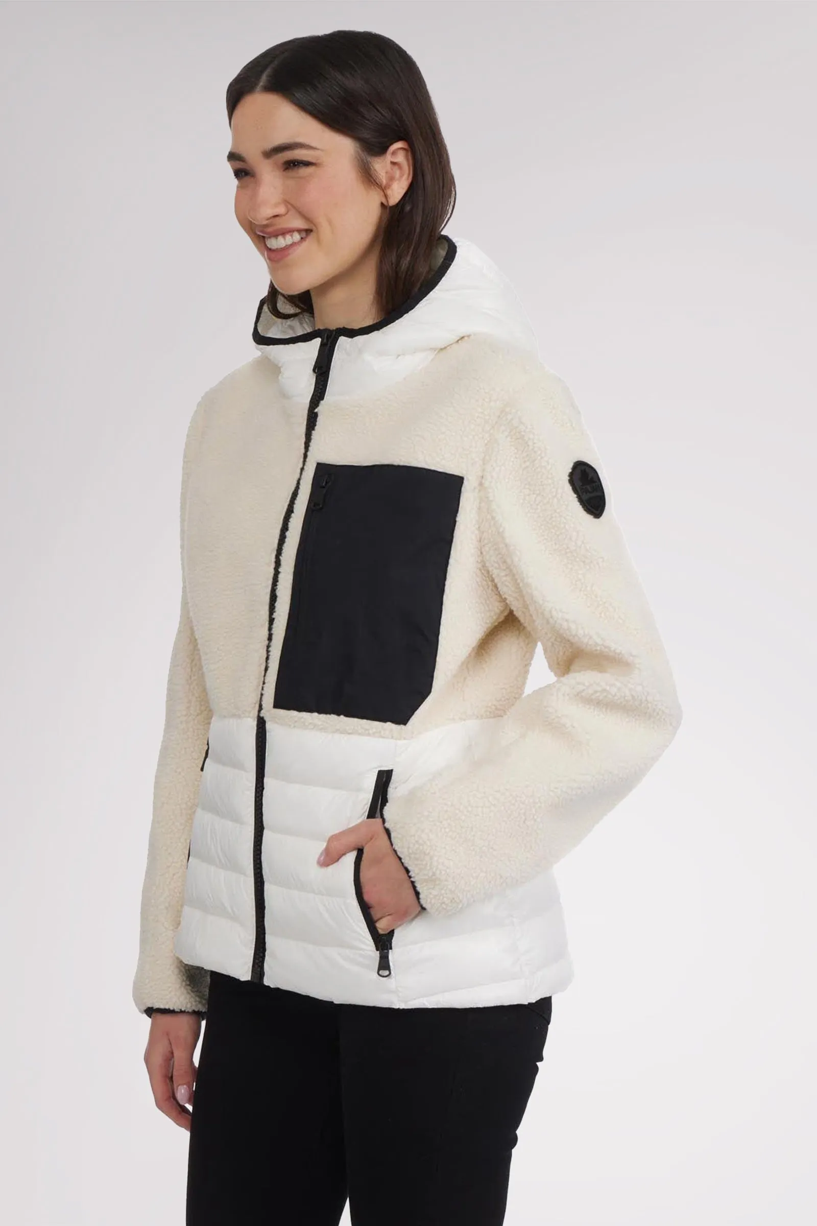 Fawn Women's Mixed-Media Transitional Jacket