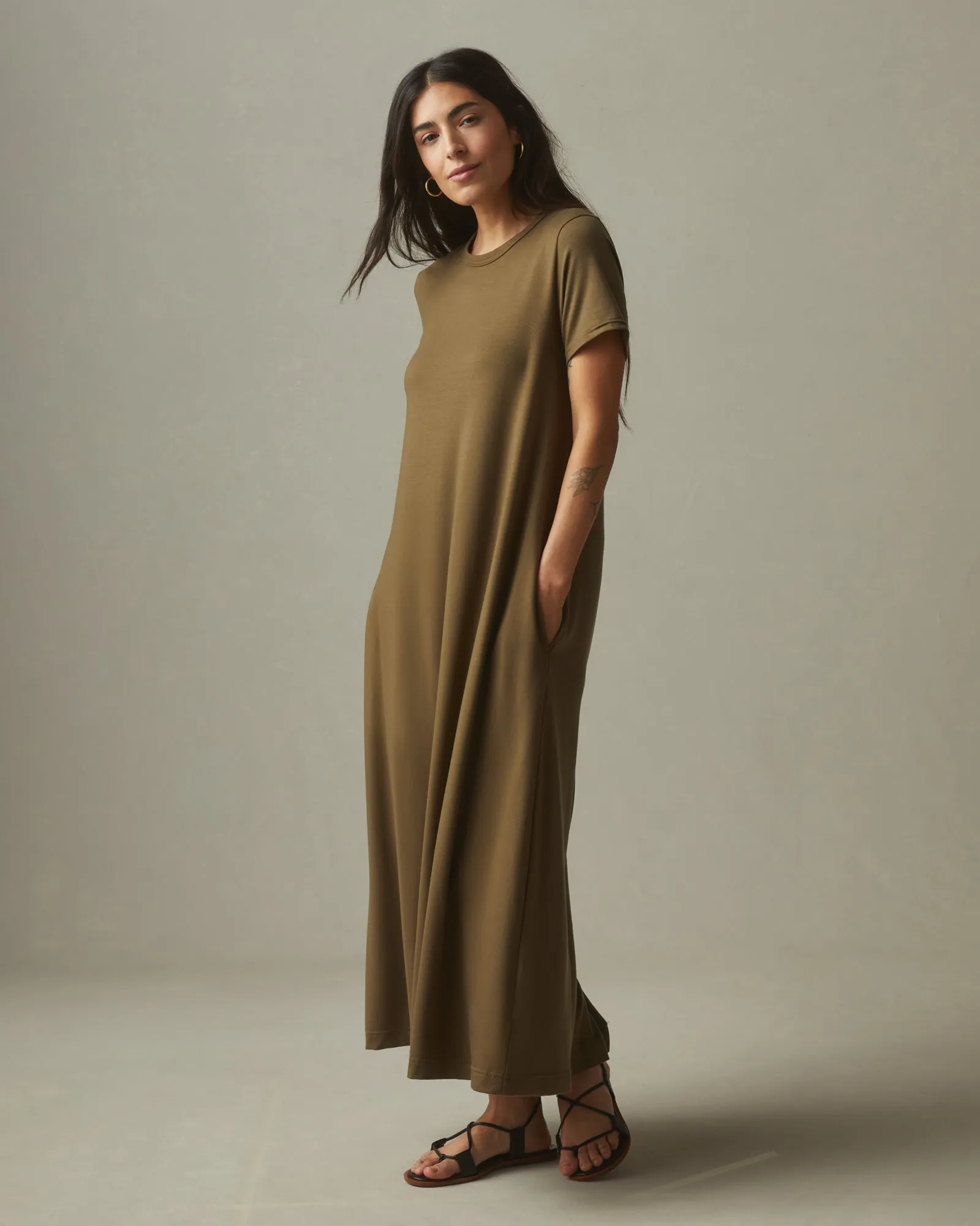 Flex Maxi Dress - Beech