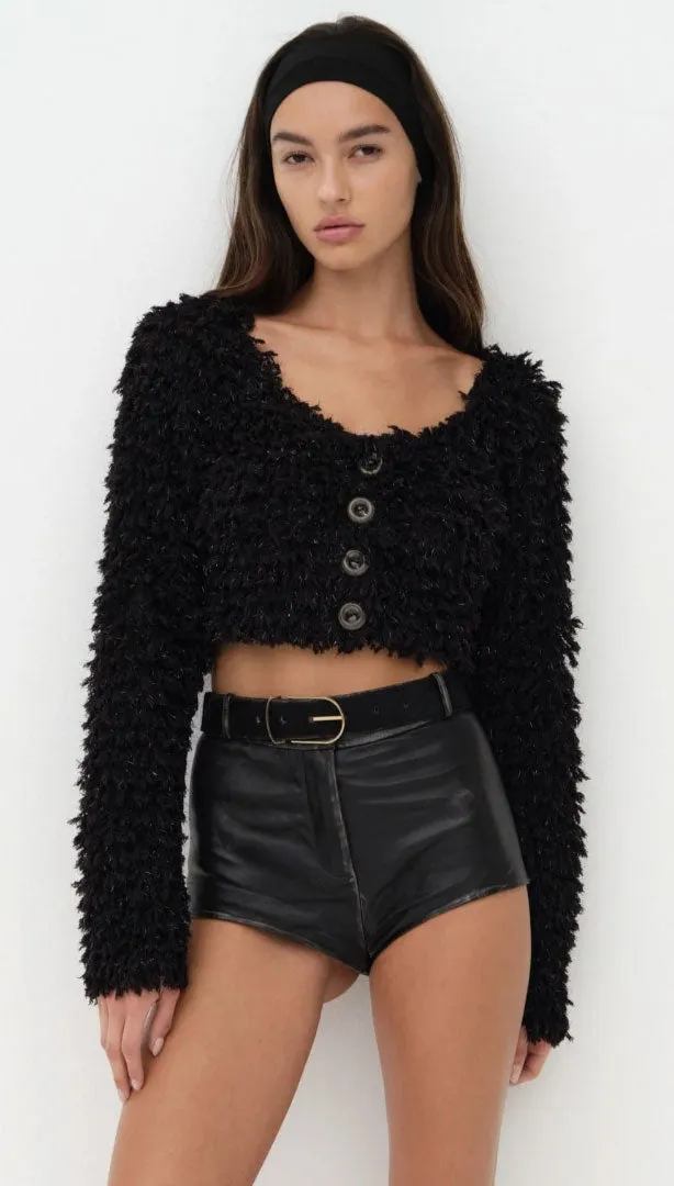 For Love and Lemons June Cropped Cardigan Sweater