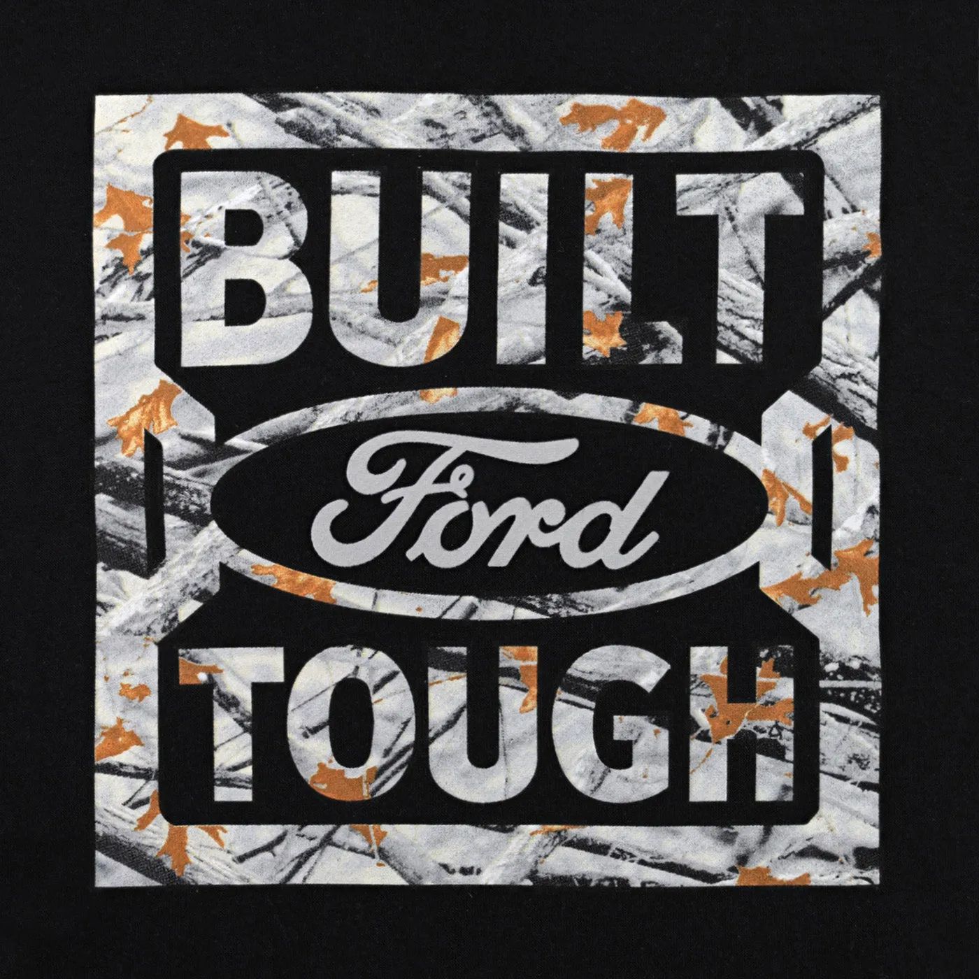 Ford Trucks Men's Built Ford Tough Camo Pullover Fleece