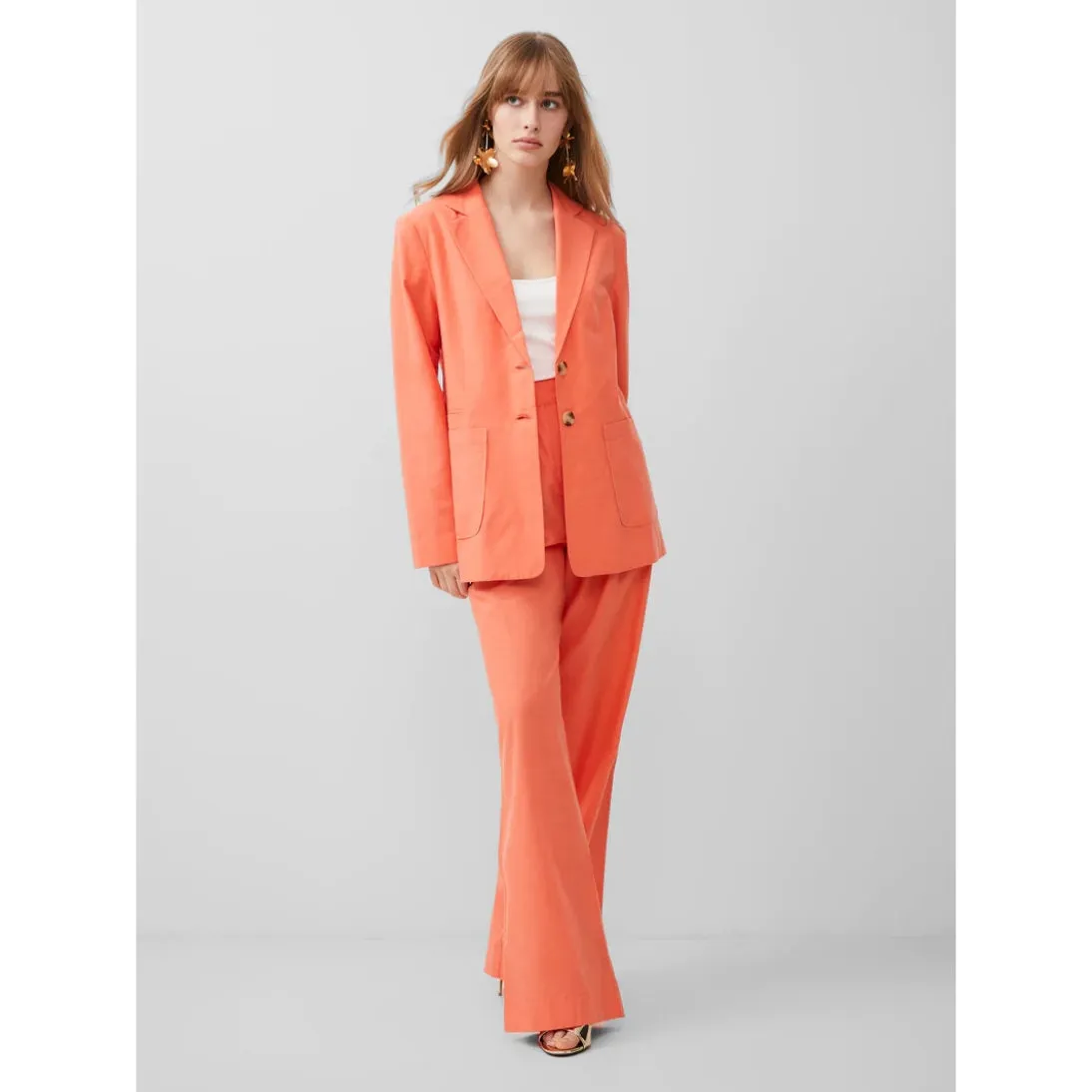 French Connection Alania Blazer Coral 75WAK