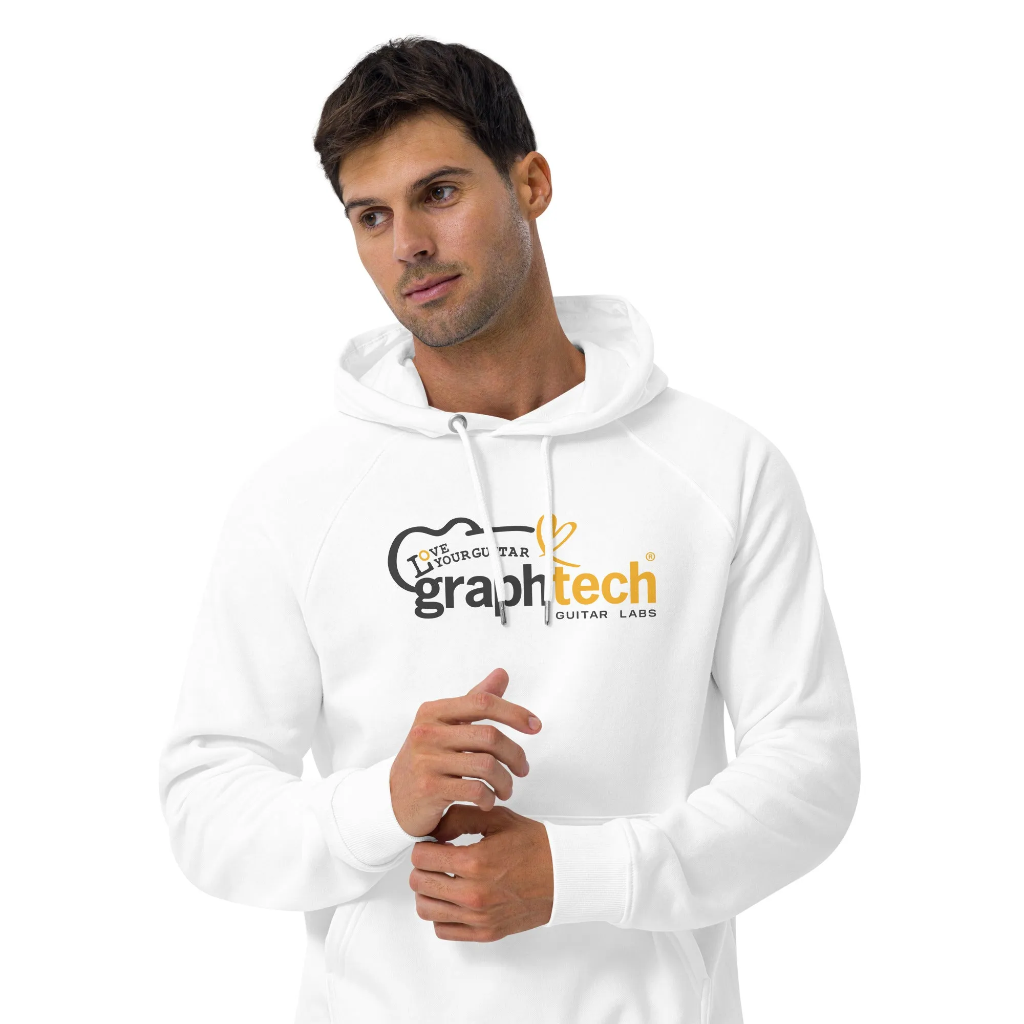 Graph Tech Logo Unisex eco raglan hoodie