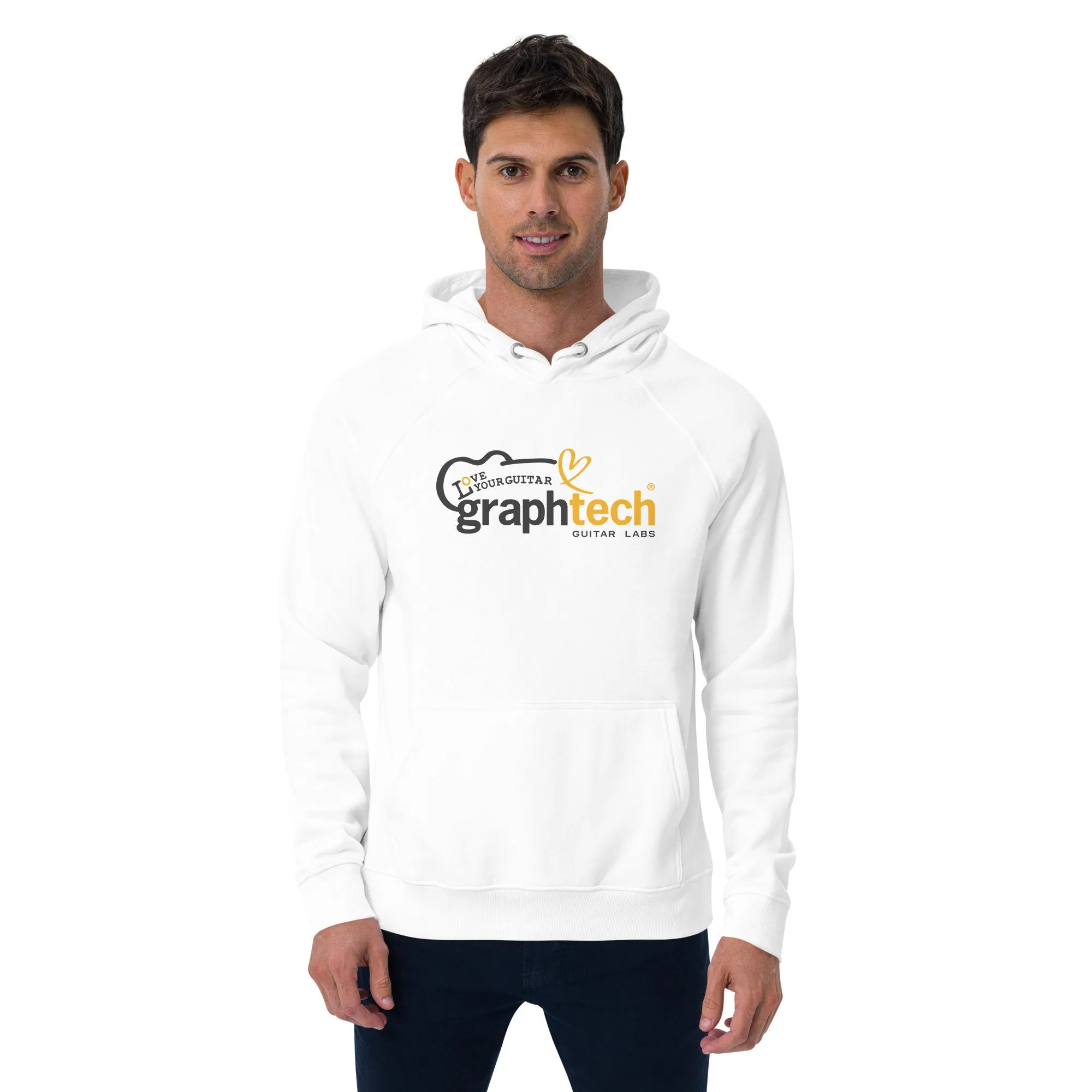 Graph Tech Logo Unisex eco raglan hoodie