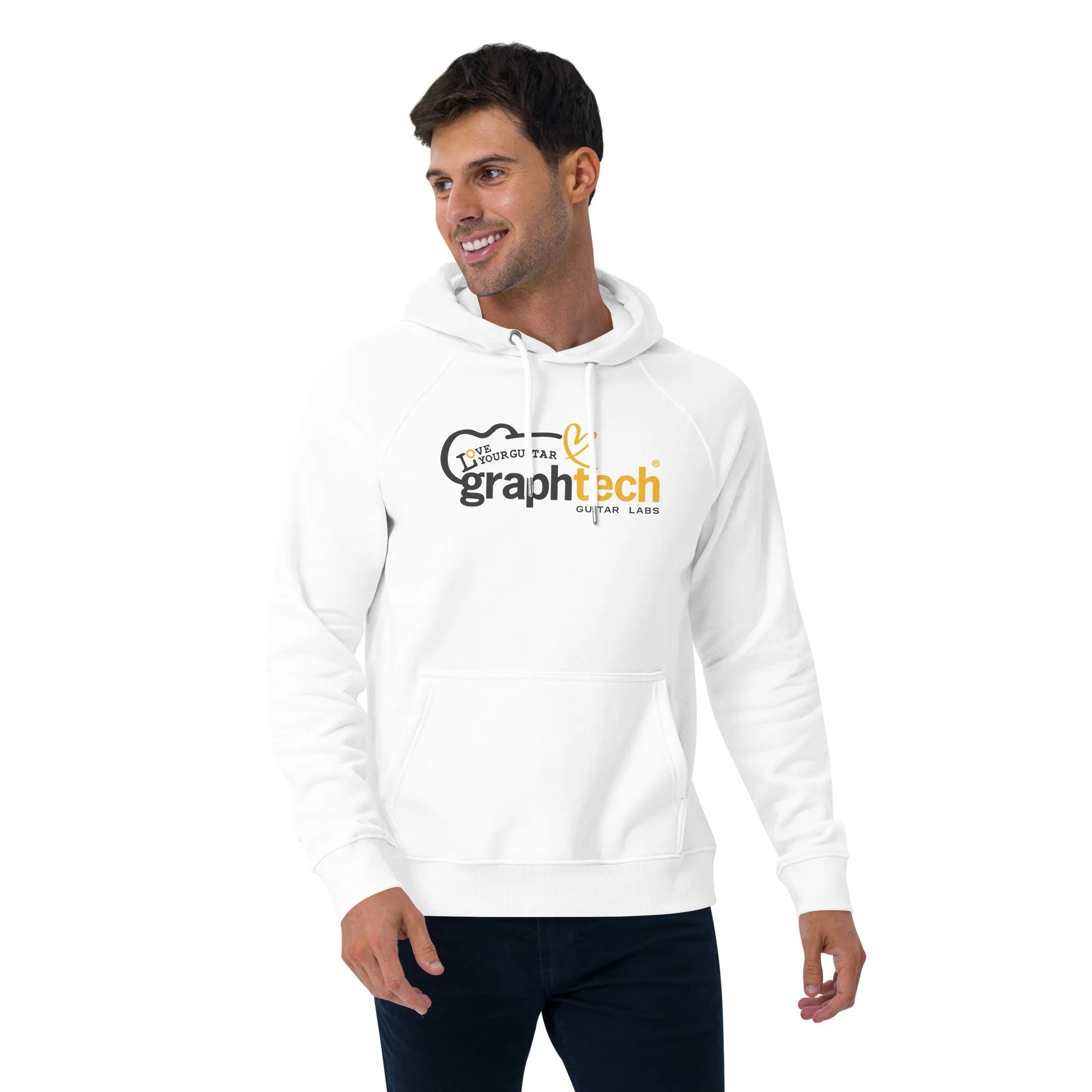 Graph Tech Logo Unisex eco raglan hoodie