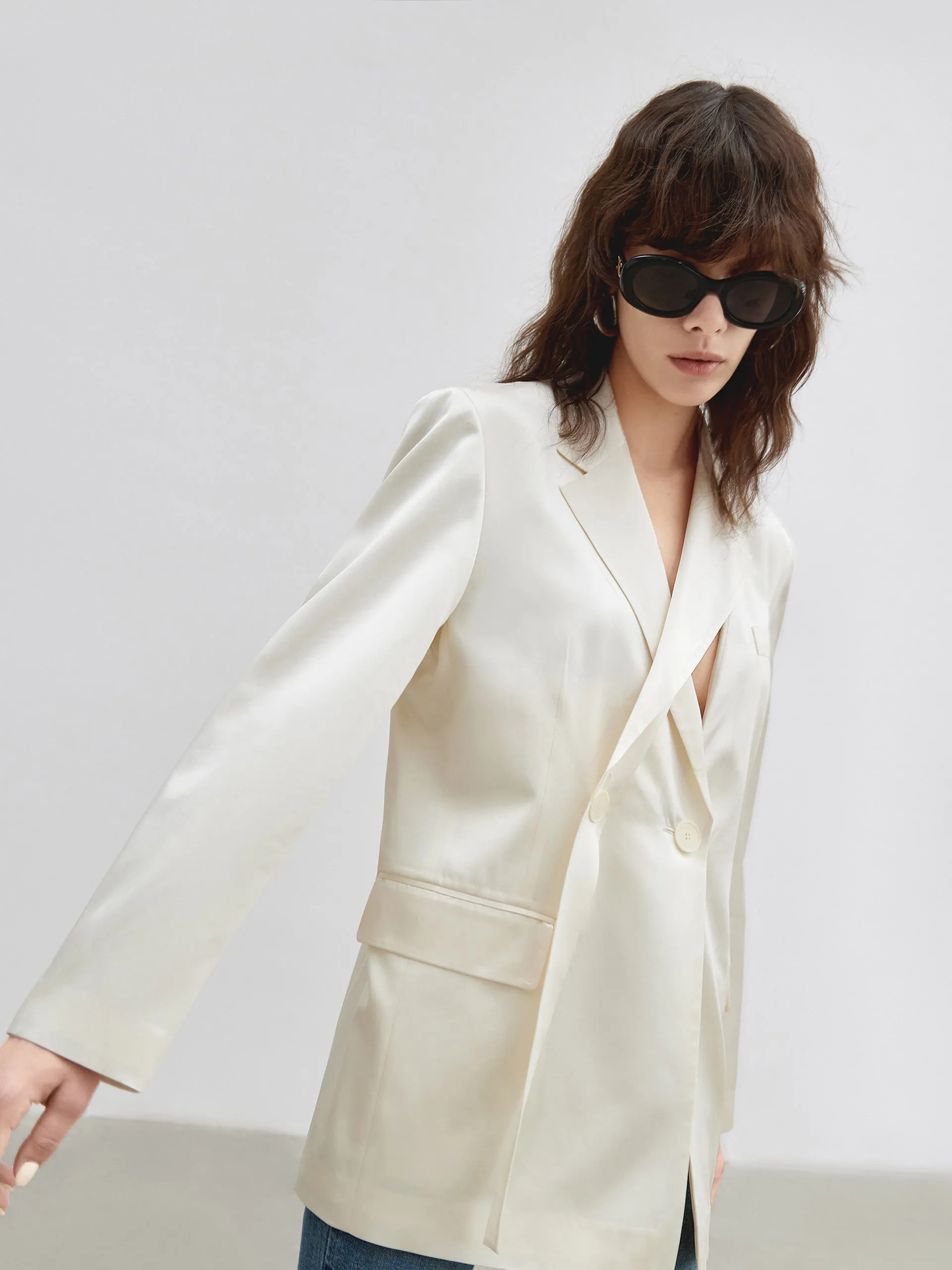 HOT SALE Deconstructed Acetate Blazer