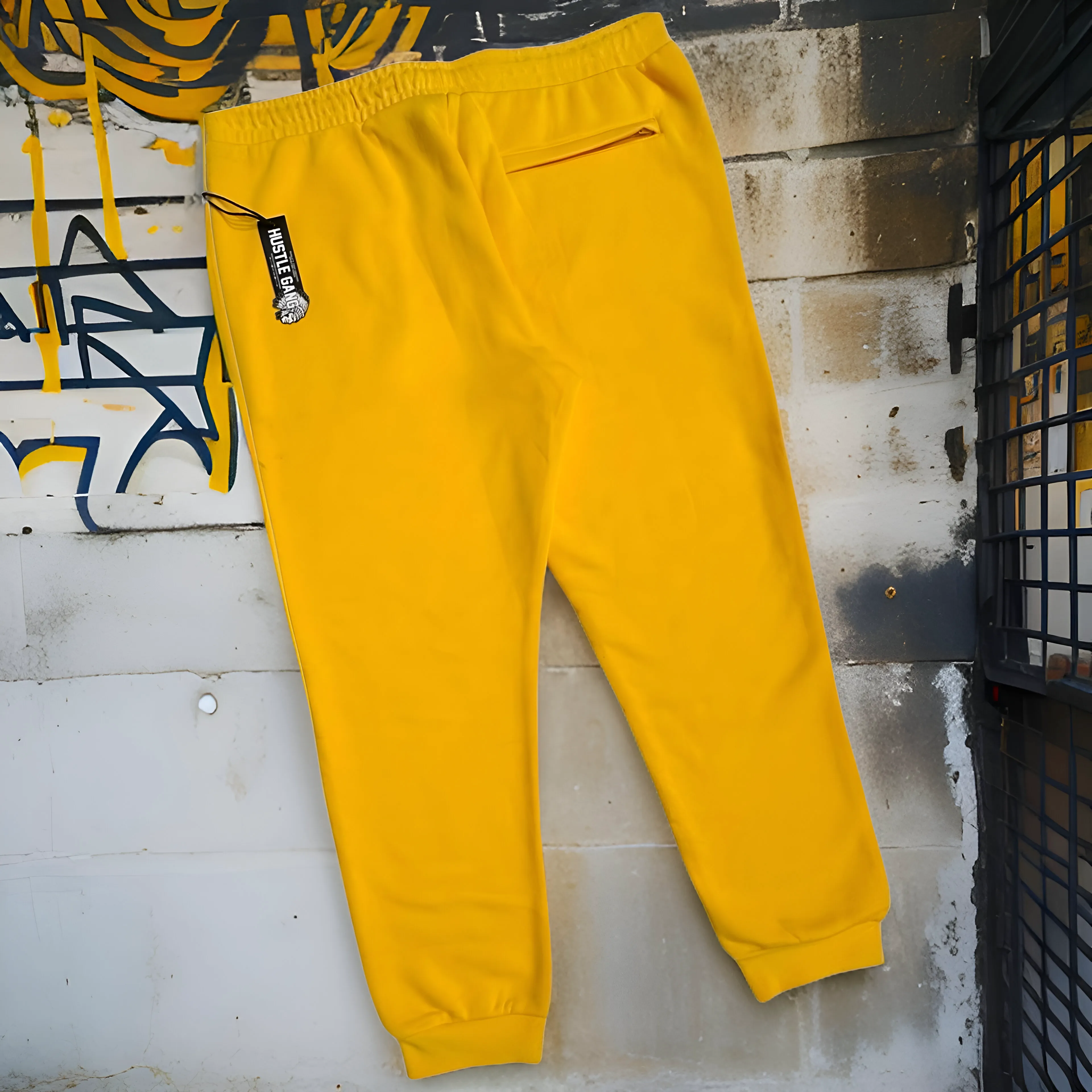 *HUSTLE GANG* (YELLOW-GOLD) ~HSTL~ HOODED SWEATSUITS