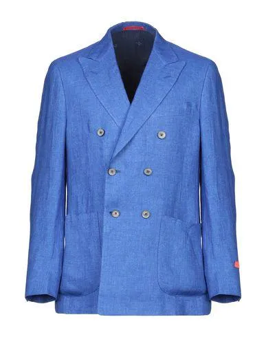 Isaia Man Blazer Blue 42 suit