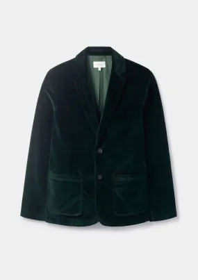 Ivy Green Velvet Blazer