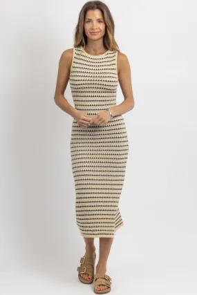 IYLA CROCHET STRIPED MIDI DRESS *BACK IN STOCK*