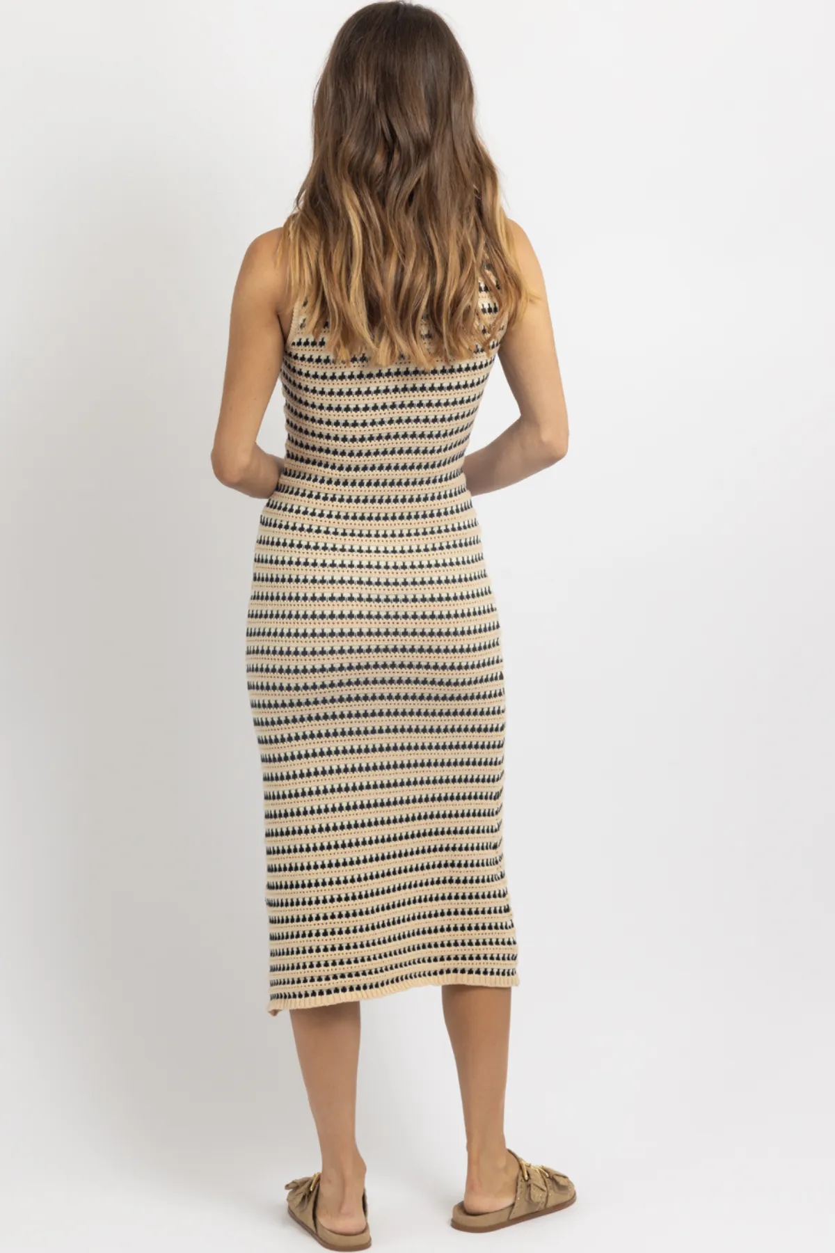 IYLA CROCHET STRIPED MIDI DRESS *BACK IN STOCK*