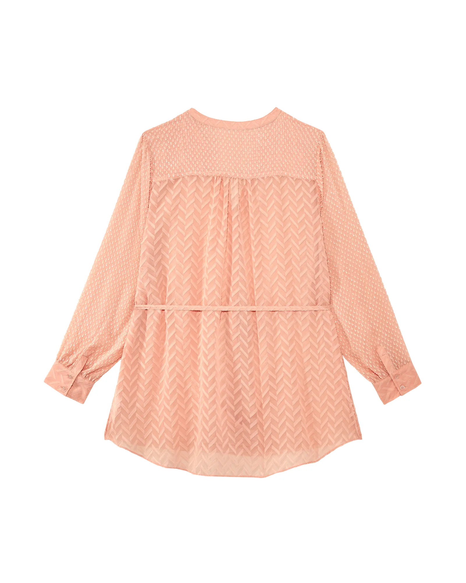 Jessica Tie-Waist Blouse | Pink