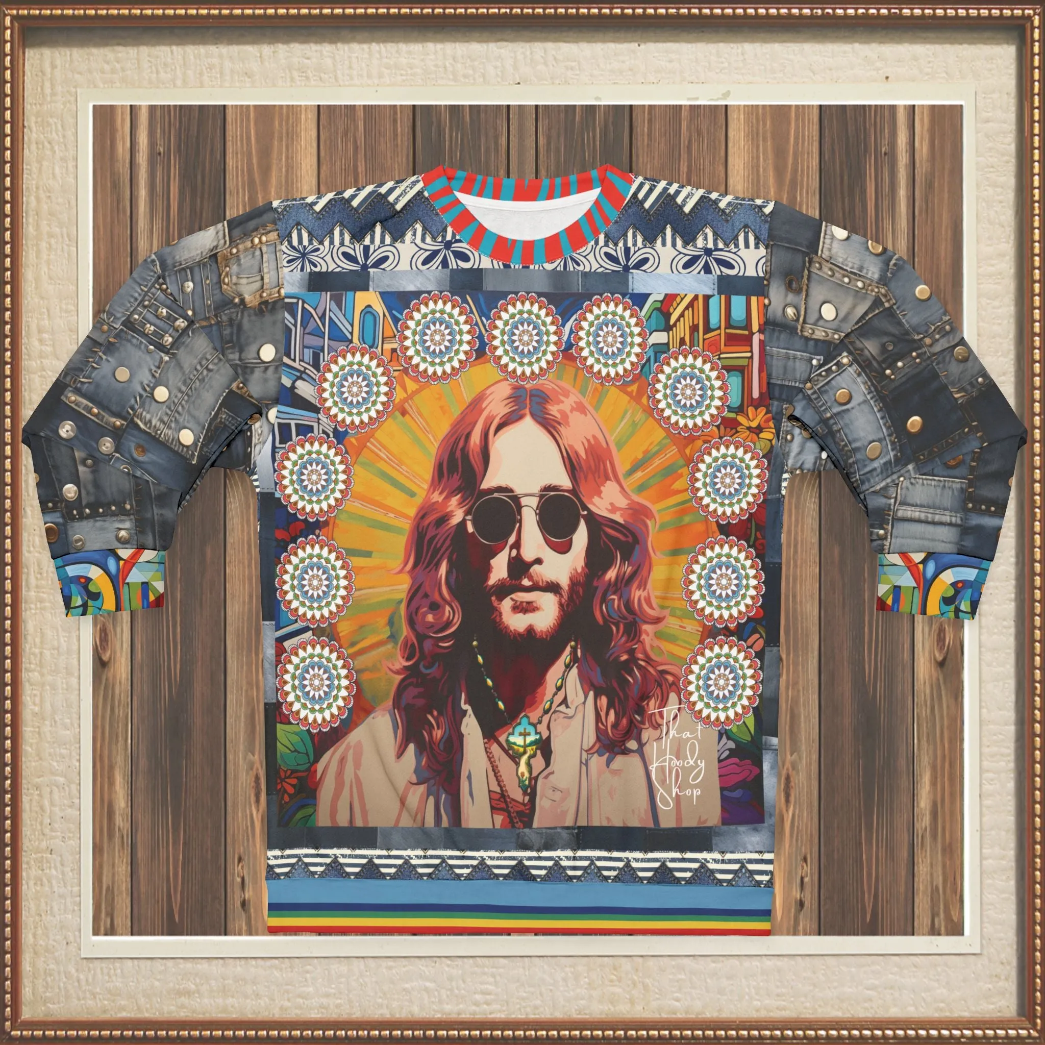 Jesus of Nazareth Retro 70s Edition Unisex Sweatshirt (Gold Label)