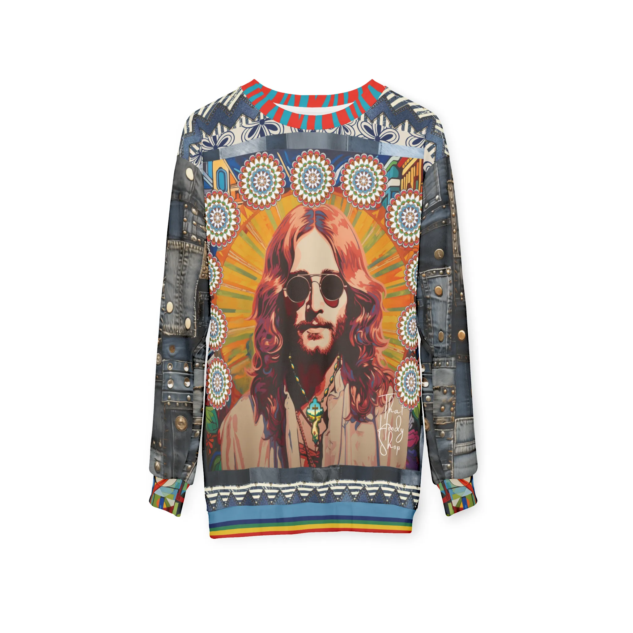 Jesus of Nazareth Retro 70s Edition Unisex Sweatshirt (Gold Label)