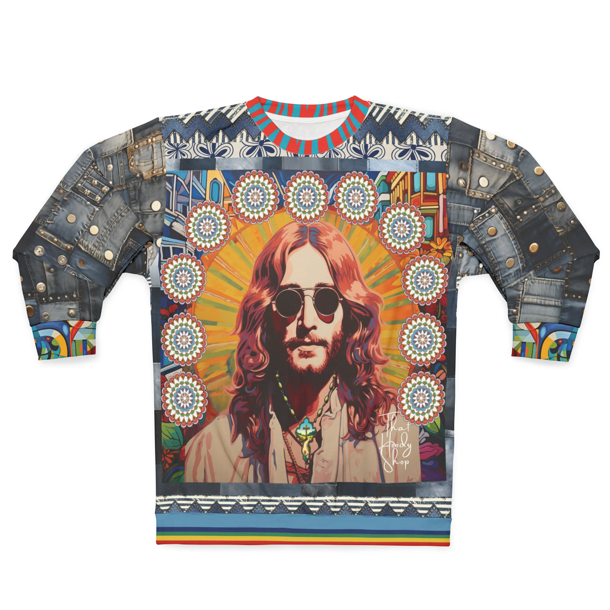 Jesus of Nazareth Retro 70s Edition Unisex Sweatshirt (Gold Label)