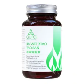 Jia Wei Xiao Yao San -  Augmented Rambling Powder, Aura Herbs 600mg (60 tablets)