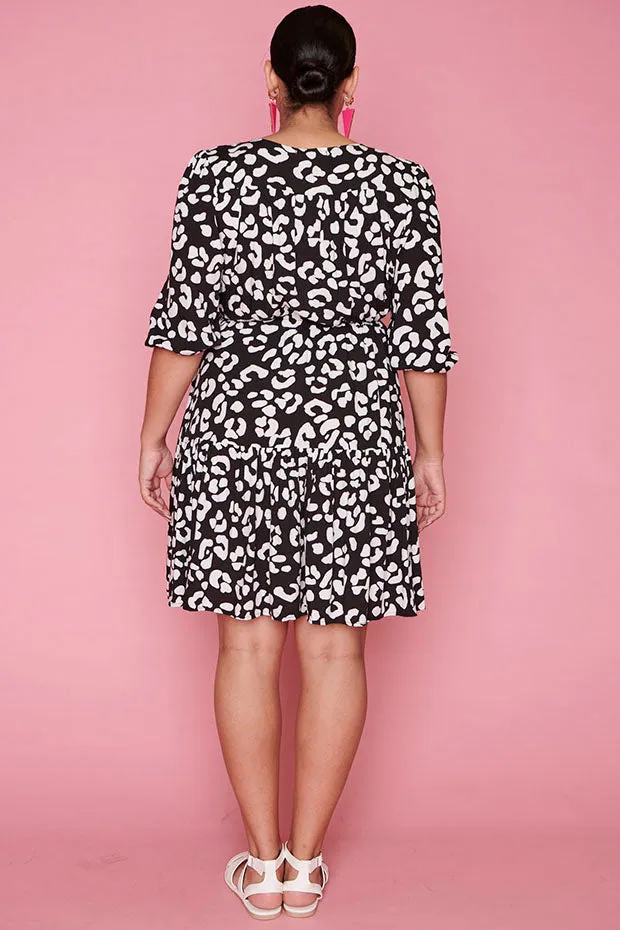 Johnny Black Leopard Dress