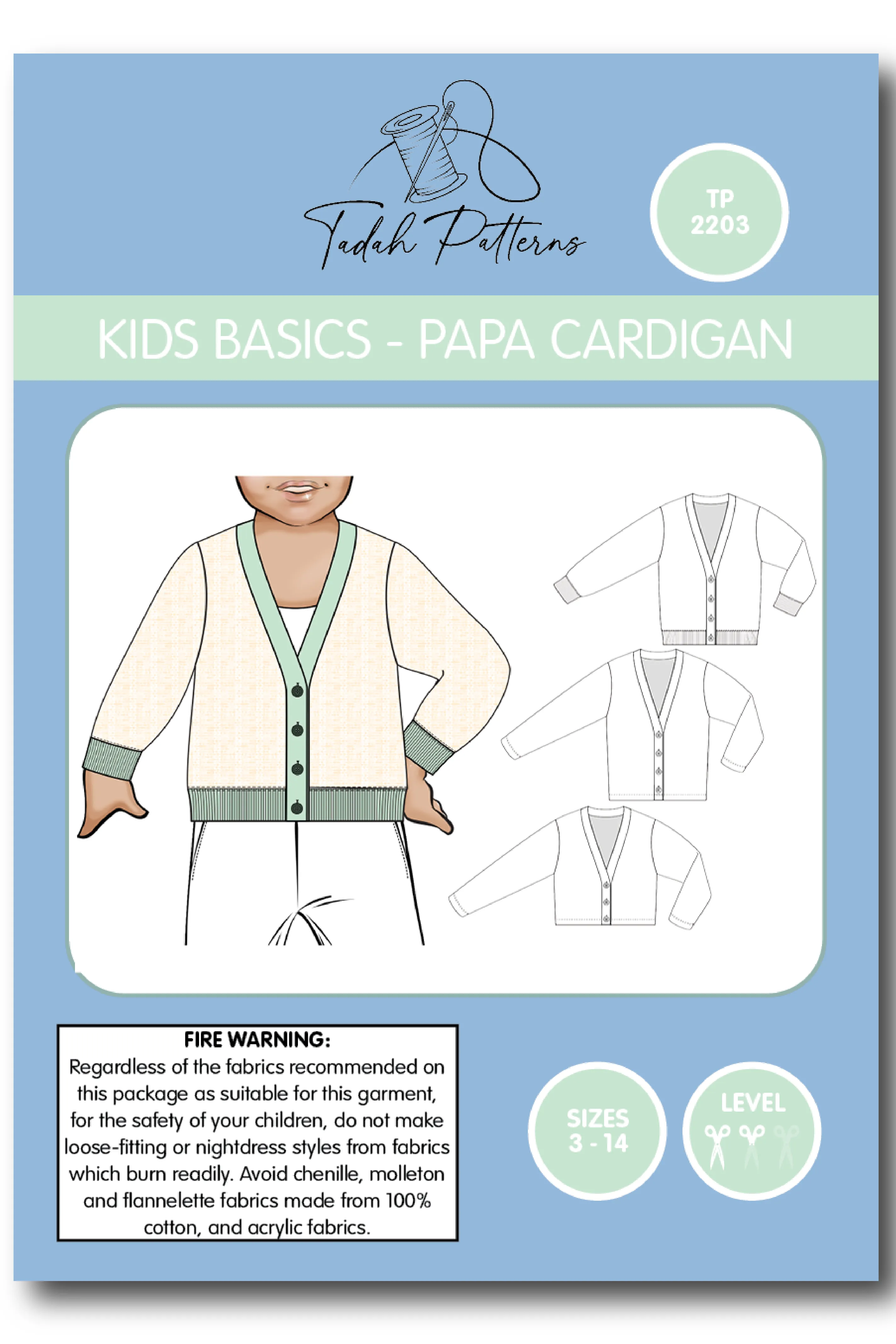 Kids Papa Cardigan