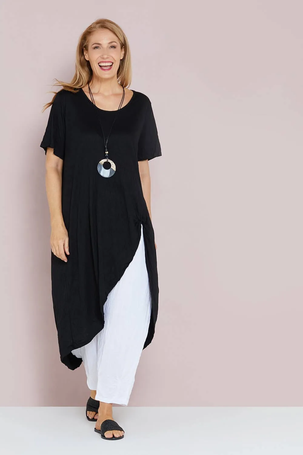 Koda Tunic Top - Black