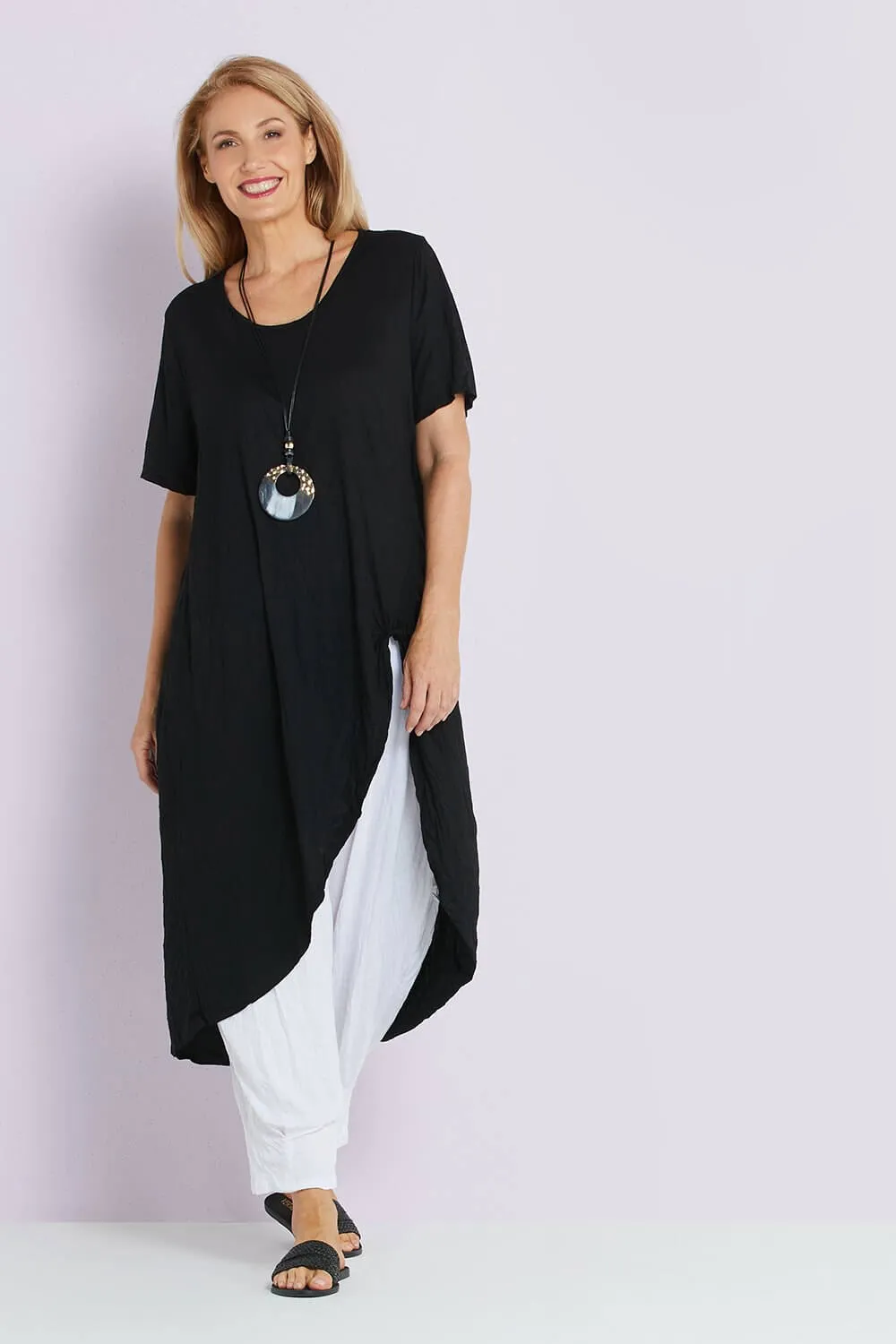 Koda Tunic Top - Black