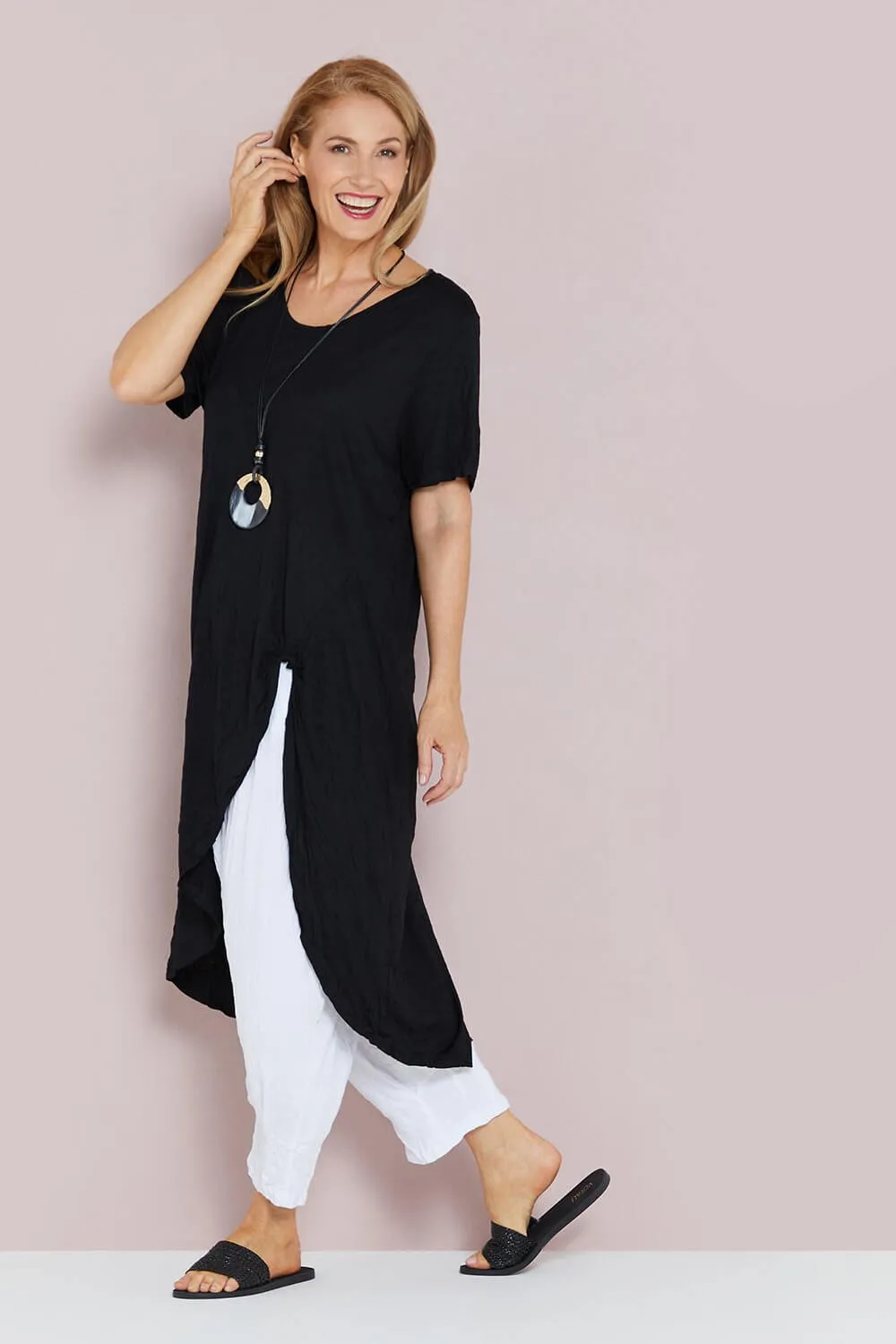 Koda Tunic Top - Black