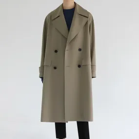 [Korean Style] Britiny Single-breasted Double Coats