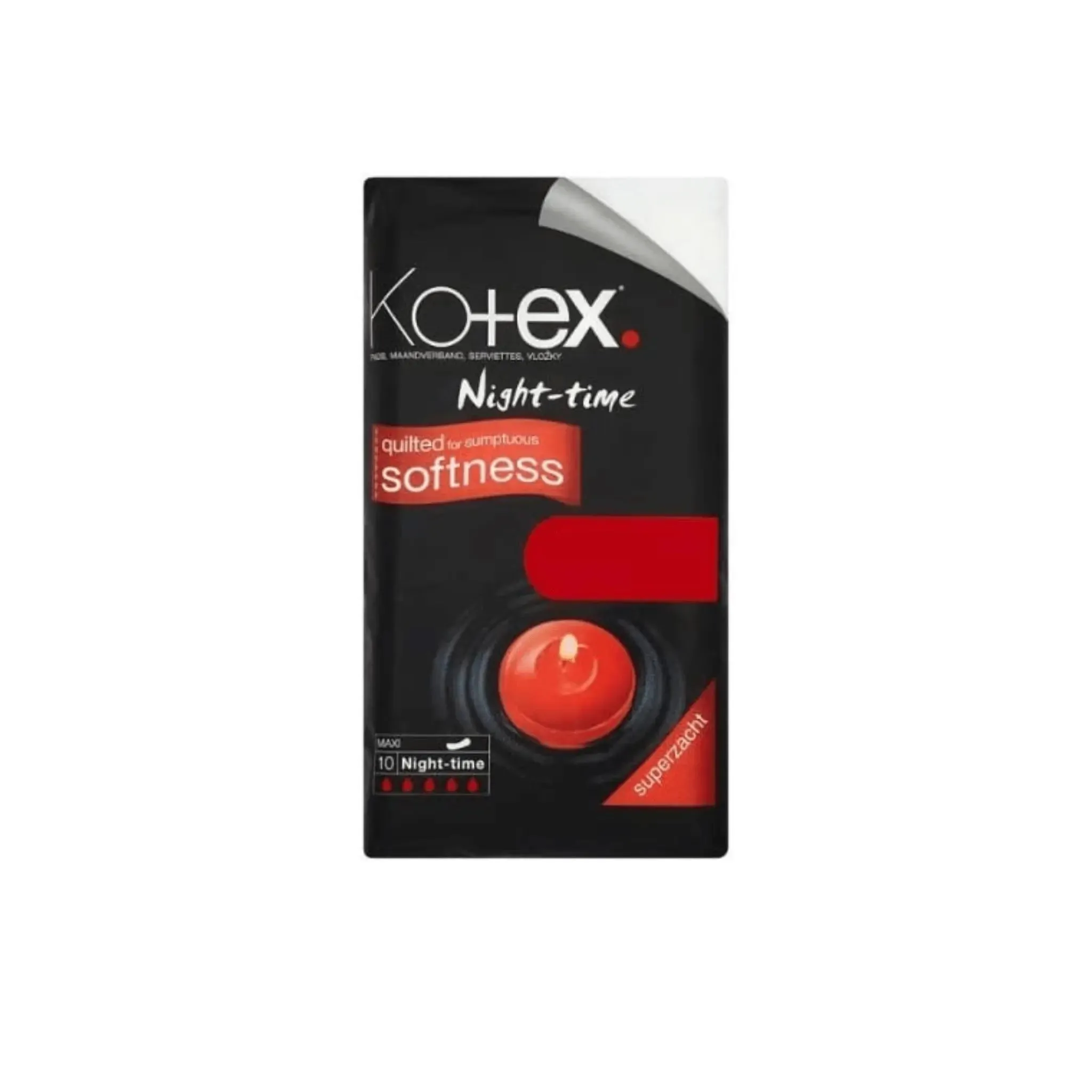 Kotex Night Time Maxi x10