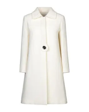 L' Autre Chose Women Coat Ivory 10 UK