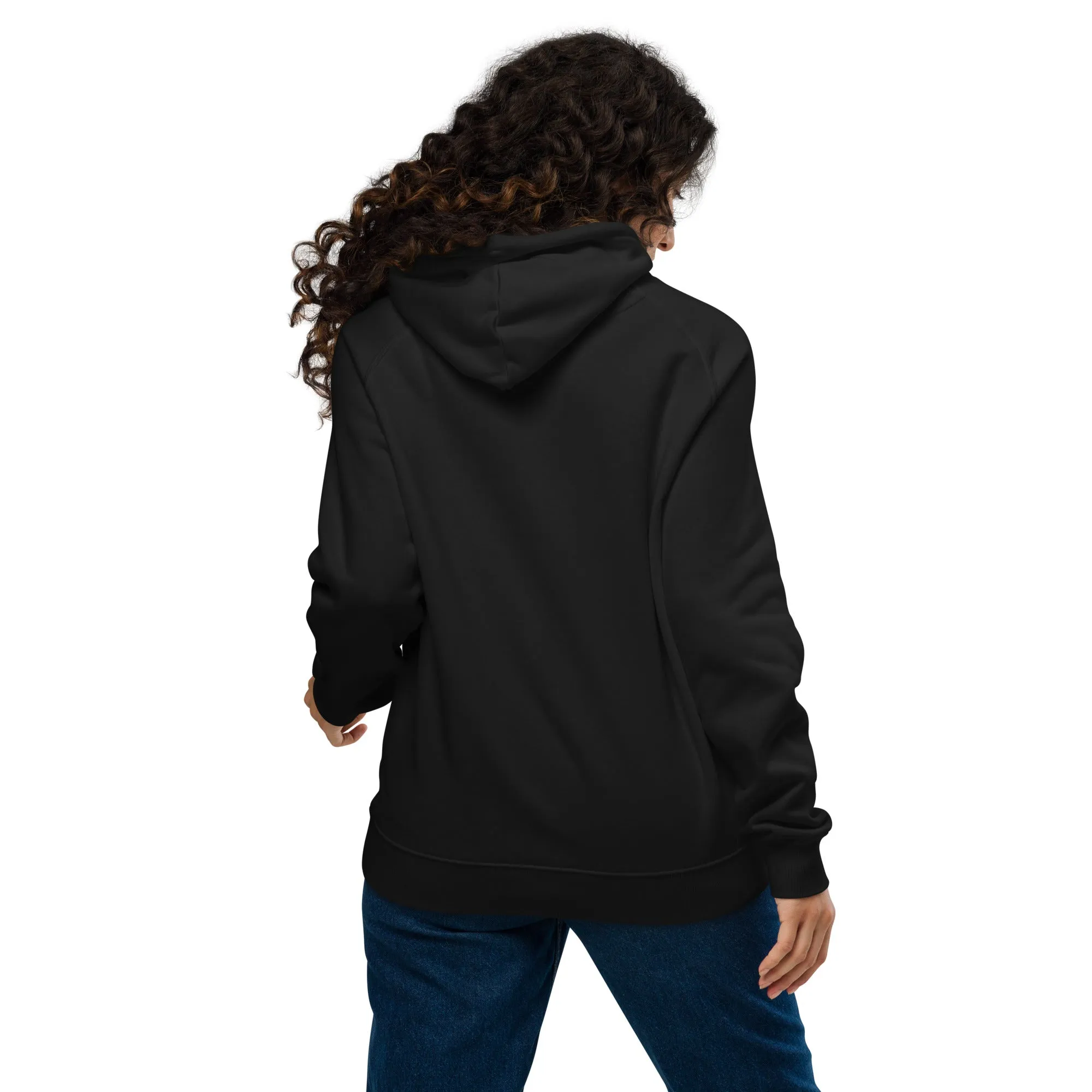 Lion Typography Graphic Women Eco Raglan Hoodie