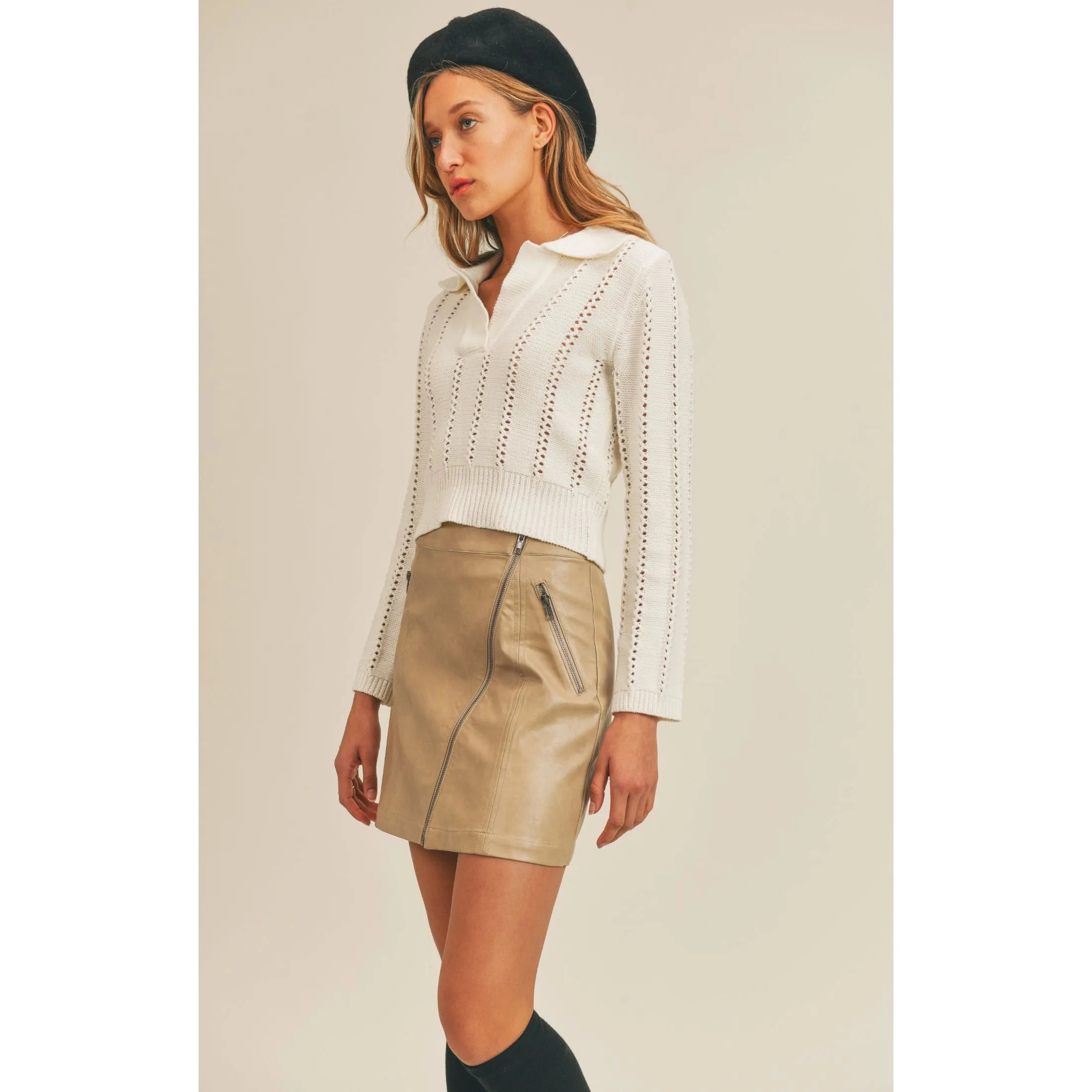 Lost Illusion Pointelle Sweater