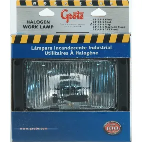 LTG 63171-5 Grote Rectangular Halogen Work Light (Trapezoid, Screw)