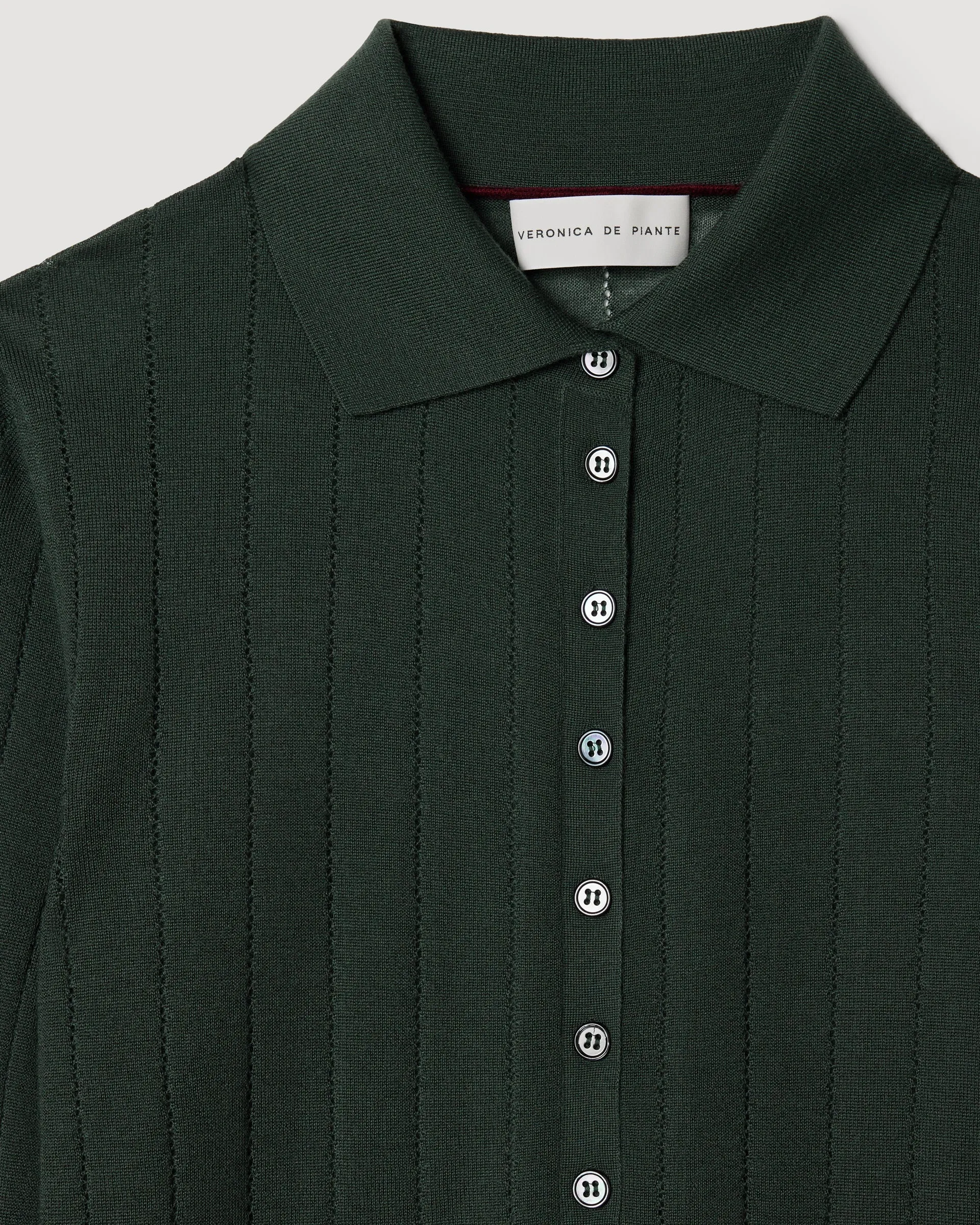 Luna Polo in Cashmere, Emerald Green