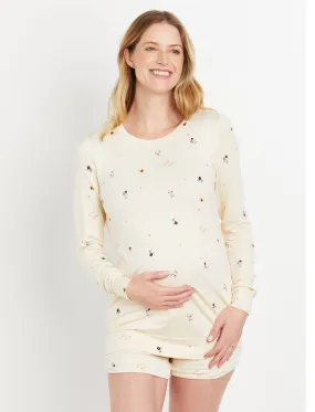 Maternity Sweatshirt in Love Print