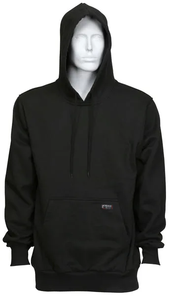 MCR Safety FR Hooded Sweatshirt Pullover Black L