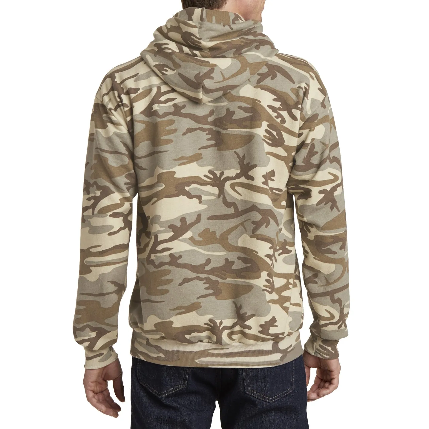 Men's Core Fleece Classic Camo Pullover Hooded Sweatshirt