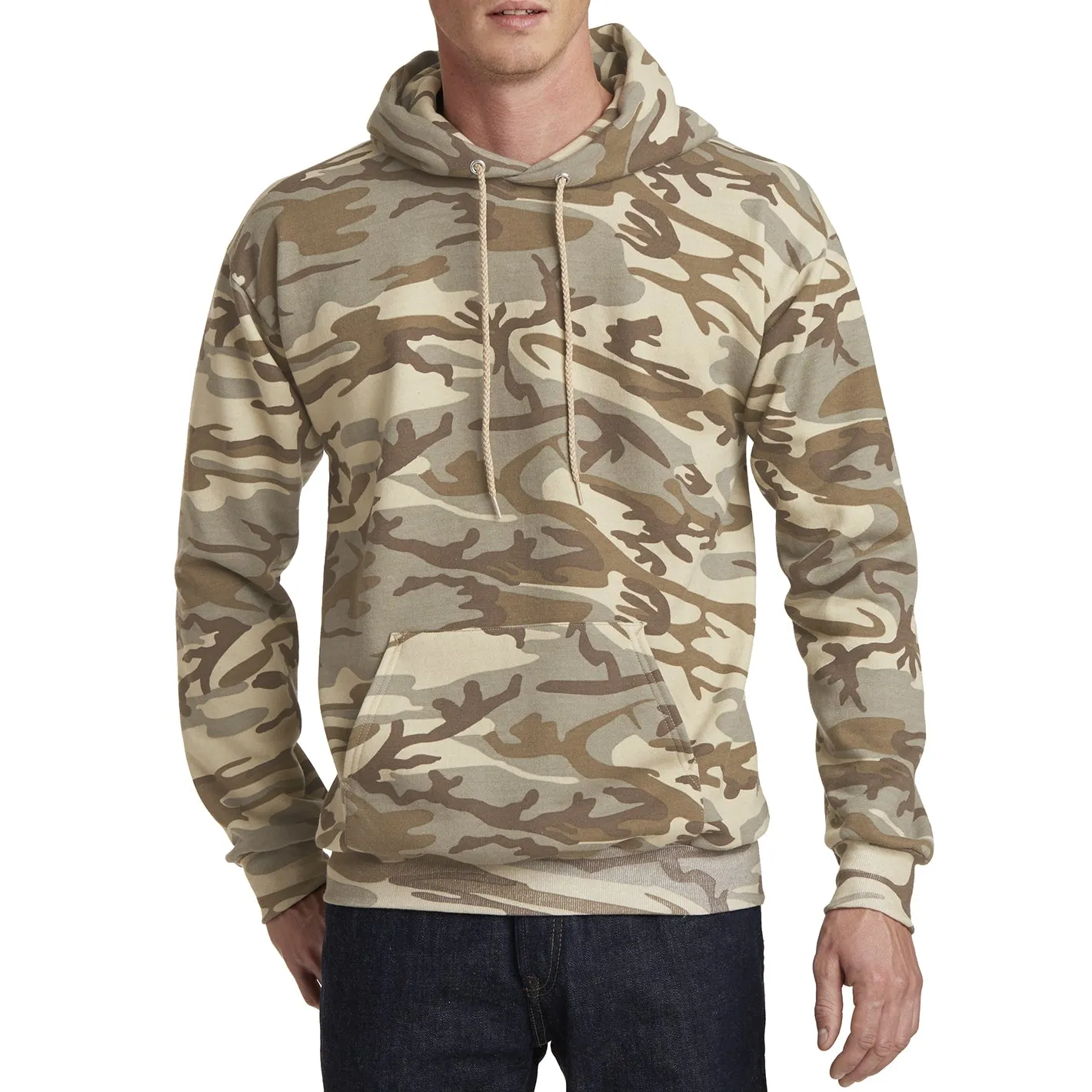 Men's Core Fleece Classic Camo Pullover Hooded Sweatshirt