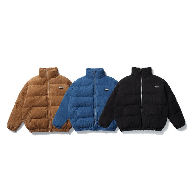 Men's Loose And Thickened Bread Coat Flocking Coat