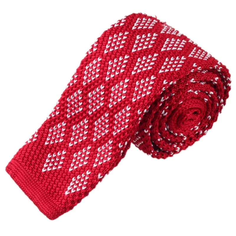 Men's Vintage Tie | Cotton Knit Fashion Accessory