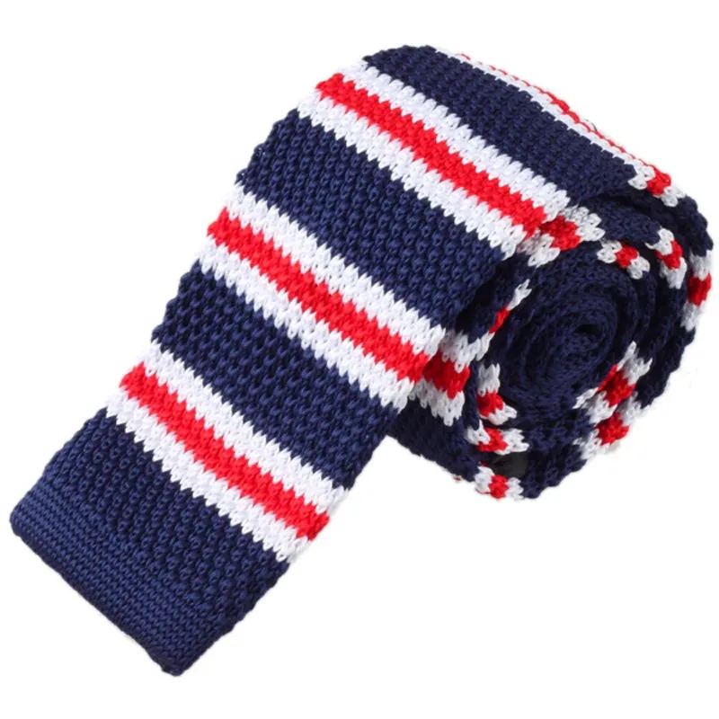 Men's Vintage Tie | Cotton Knit Fashion Accessory