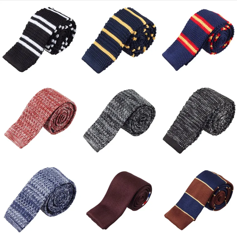 Men's Vintage Tie | Cotton Knit Fashion Accessory