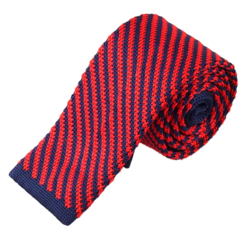 Men's Vintage Tie | Cotton Knit Fashion Accessory