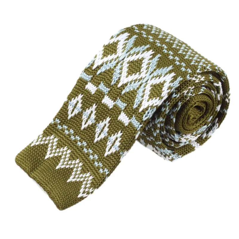 Men's Vintage Tie | Cotton Knit Fashion Accessory