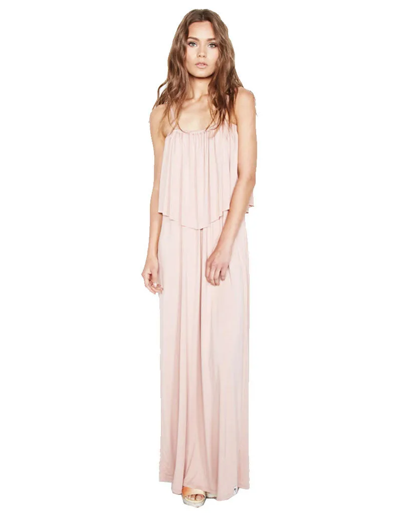 Michael Lauren Matador 2 Tier Maxi Dress