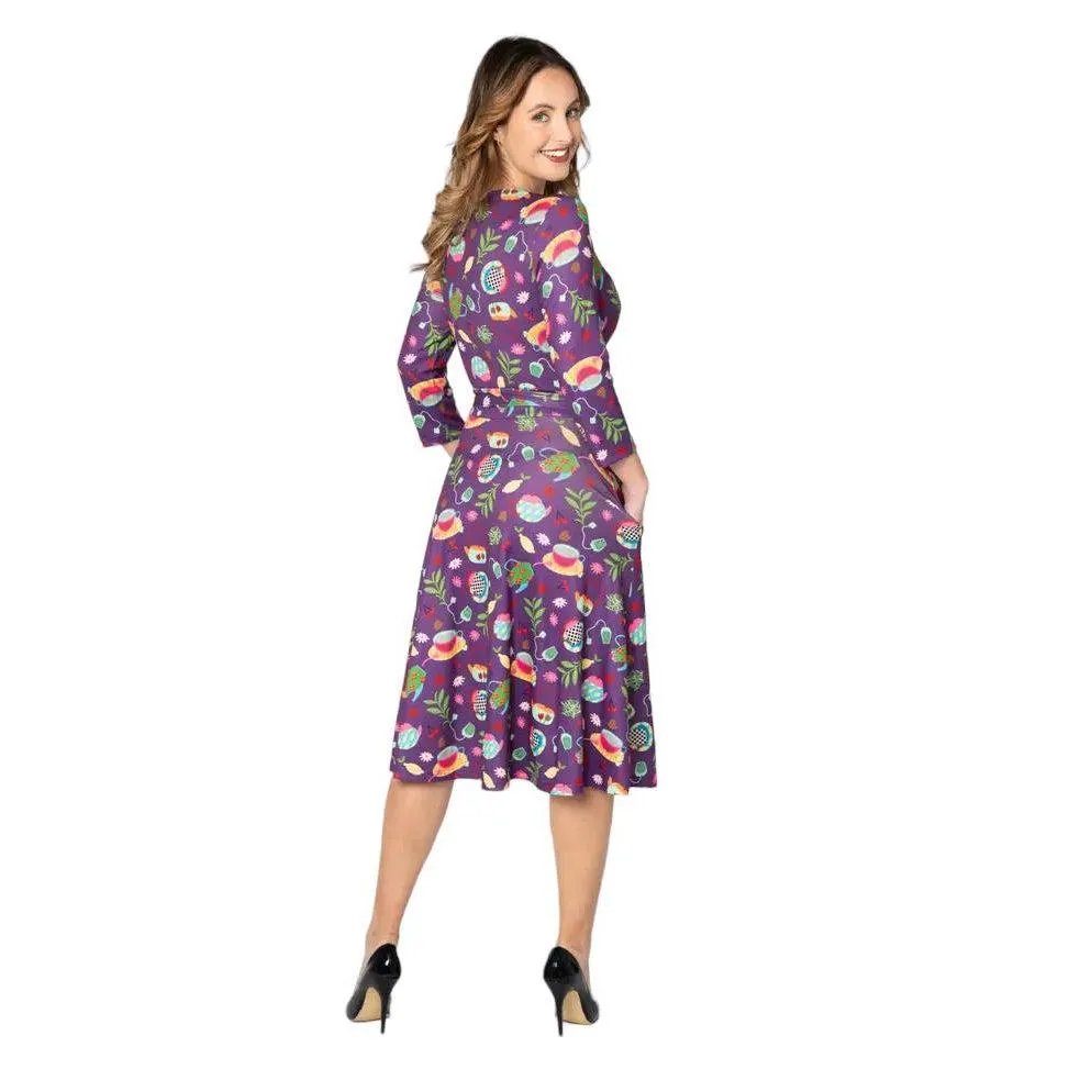 Miss Lulo Mira Dress in Tea Time Print