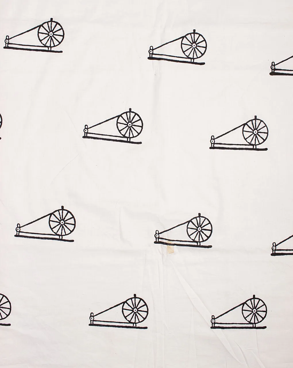 Monochrome Hand Block Cotton Fabric