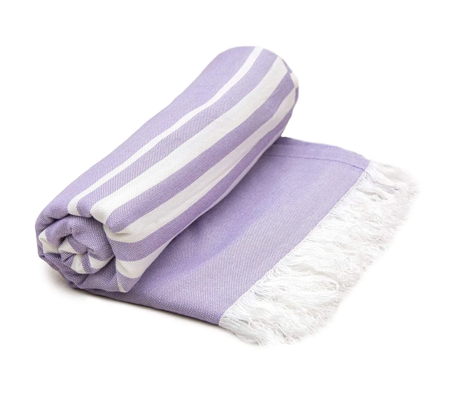 Mush Bamboo Turkish Towel Set: Perfect Diwali, Wedding, Housewarming, for Couples. Soft, Absorbent, Compact,Travel, Gym, Beach, Pool, Yoga (2, Gift Box : Blue - Lavender)