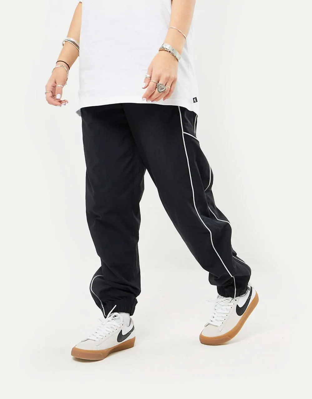 Nike SB Rugged Track Pant - Black/Summit White/Safety Orange